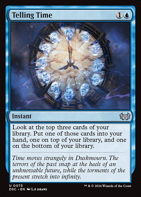 Telling Time (75) [Duskmourn: House of Horror Commander]