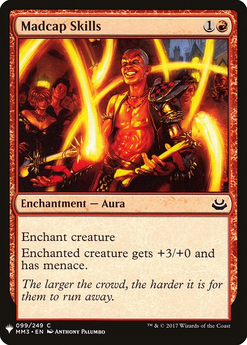 Madcap Skills (MM3-99) [The List]
