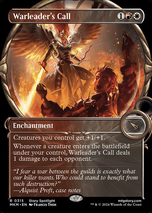 Warleader's Call (315) [Murders at Karlov Manor] [Showcase]