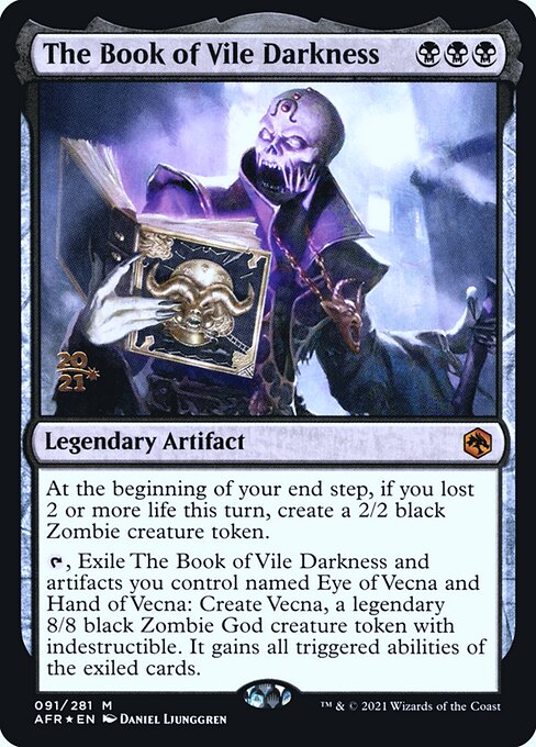 The Book of Vile Darkness (91s) [Adventures in the Forgotten Realms Promos]