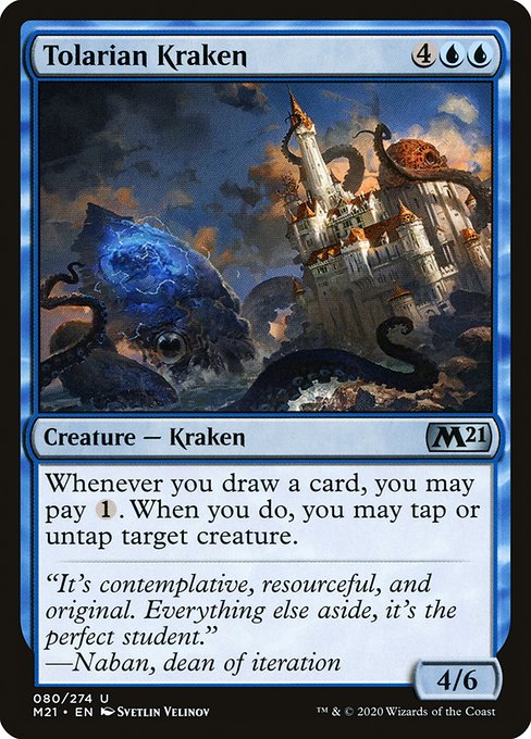 Tolarian Kraken (80) [Core Set 2021]