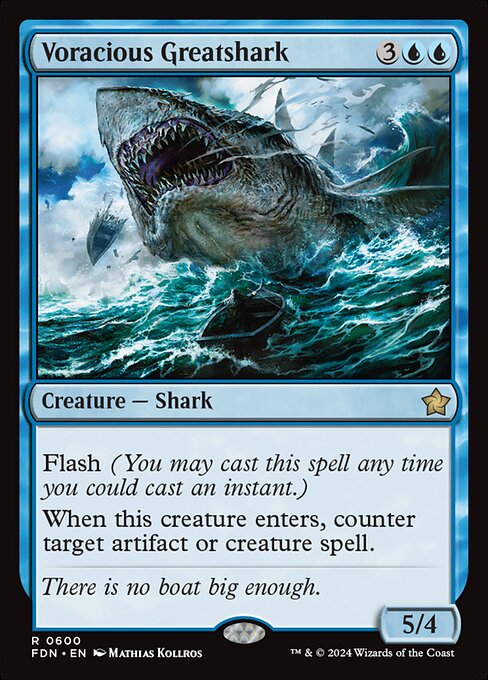 Voracious Greatshark (600) [Foundations]