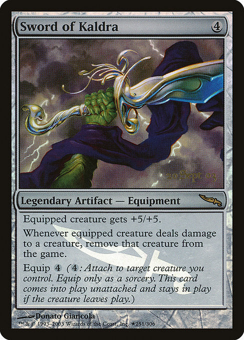 Sword of Kaldra (251★) [Mirrodin Promos]