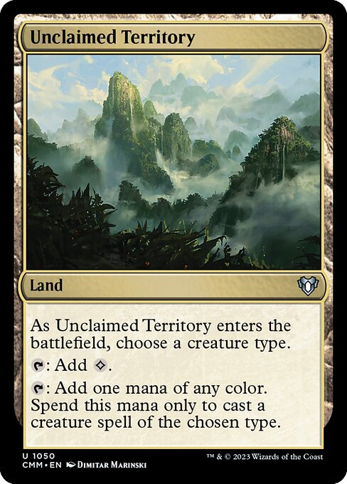 Unclaimed Territory (1050) [Commander Masters]