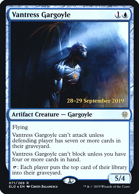 Vantress Gargoyle (71s) [Throne of Eldraine Promos]