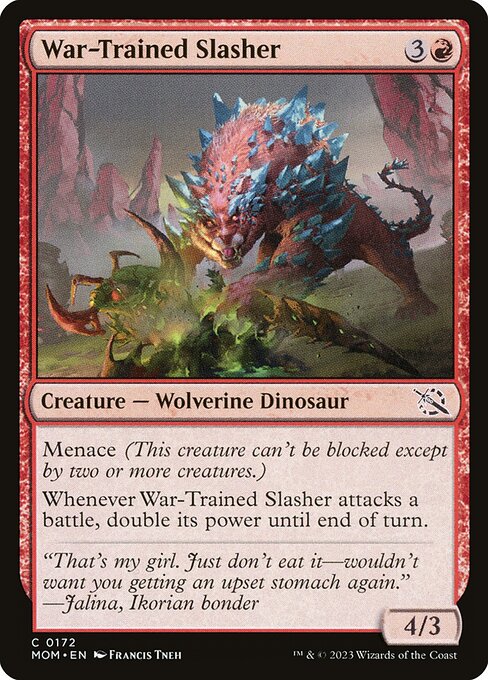 War-Trained Slasher (172) [March of the Machine]