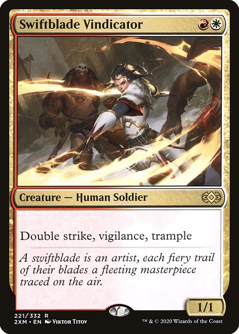 Swiftblade Vindicator (221) [Double Masters]