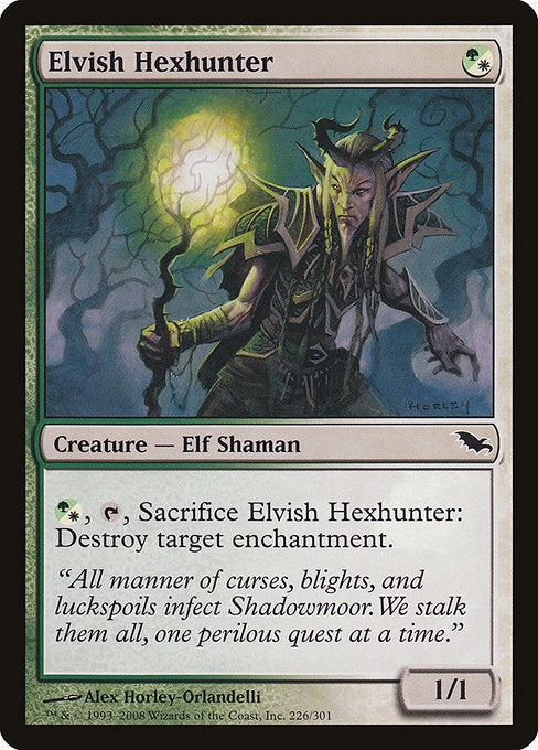 Elvish Hexhunter (226) [Shadowmoor]