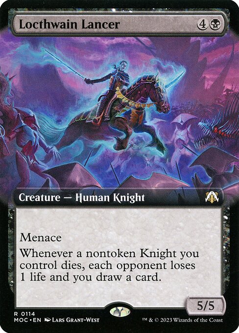 Locthwain Lancer (114) [March of the Machine Commander] [Extended Art]