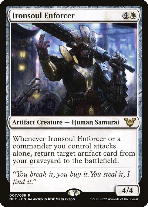 Ironsoul Enforcer (7) [Neon Dynasty Commander]