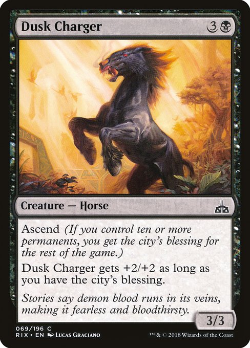 Dusk Charger (69) [Rivals of Ixalan]