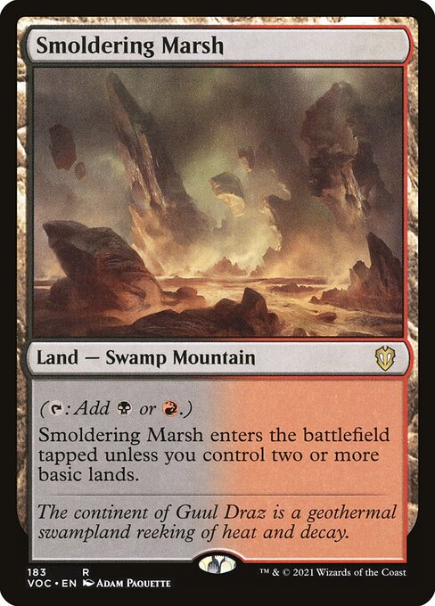 Smoldering Marsh (183) [Crimson Vow Commander]