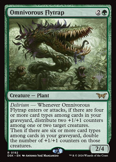 Omnivorous Flytrap (192p) [Duskmourn: House of Horror Promos]