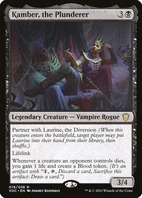 Kamber, the Plunderer (19) [Crimson Vow Commander]