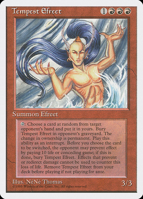 Tempest Efreet (225) [Fourth Edition]