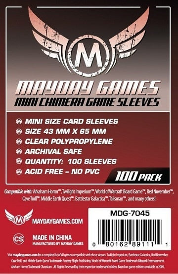 MDG7045 MINI CHIMERA 43MM X 65MM 100 Sleeves image 0