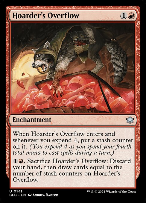 Hoarder's Overflow (141) [Bloomburrow]