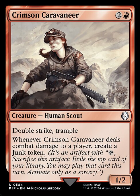 Crimson Caravaneer (584) [Fallout]