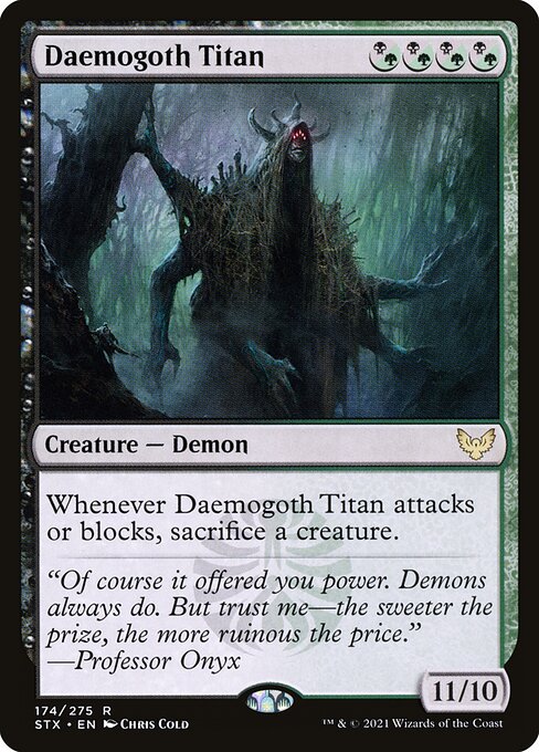 Daemogoth Titan (174) [Strixhaven: School of Mages]