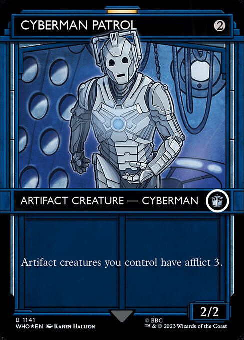 Cyberman Patrol (1141) [Doctor Who] [Showcase, Borderless]