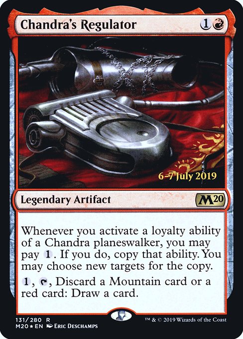 Chandra's Regulator (131s) [Core Set 2020 Promos]