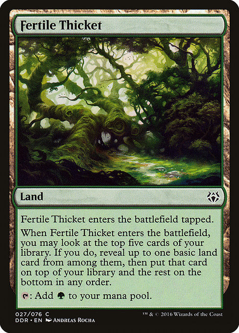 Fertile Thicket (27) [Duel Decks: Nissa vs. Ob Nixilis]