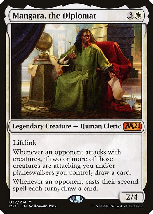 Mangara, the Diplomat (27p) [Core Set 2021 Promos]