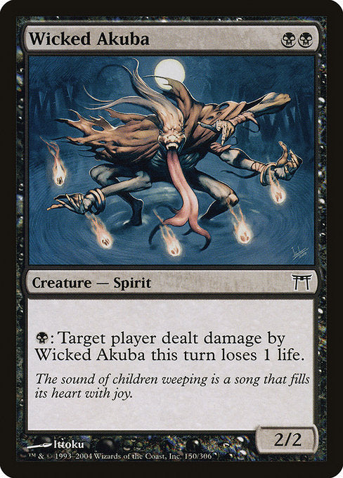 Wicked Akuba (150) [Champions of Kamigawa]