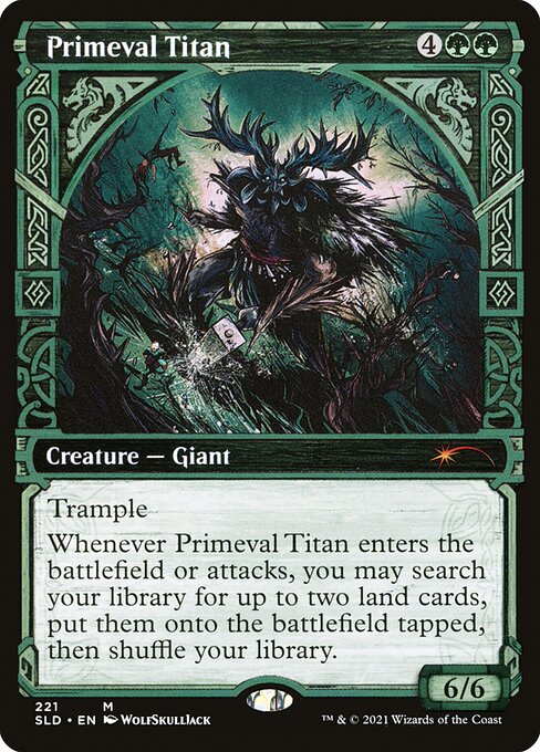 Primeval Titan (221) [Secret Lair Drop] [Showcase]