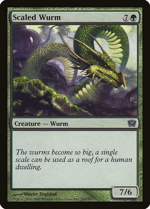 Scaled Wurm (269★) [Ninth Edition]