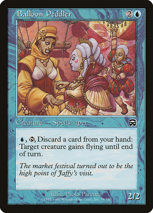 Balloon Peddler (59) [Mercadian Masques]