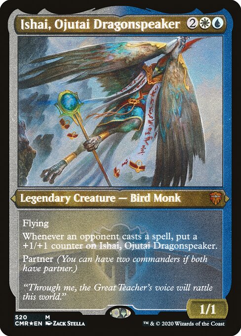 Ishai, Ojutai Dragonspeaker (520) [Commander Legends] [Etched]