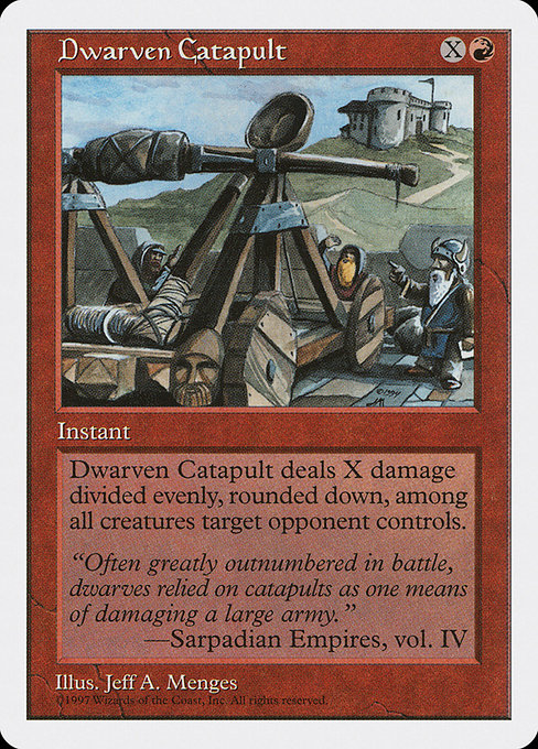 Dwarven Catapult (220) [Fifth Edition]