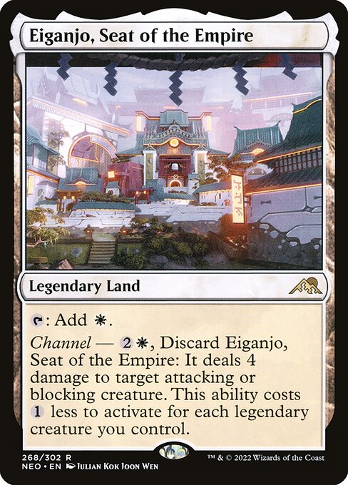 Eiganjo, Seat of the Empire (268) [Kamigawa: Neon Dynasty]