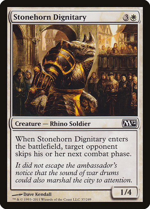Stonehorn Dignitary (37) [Magic 2012]
