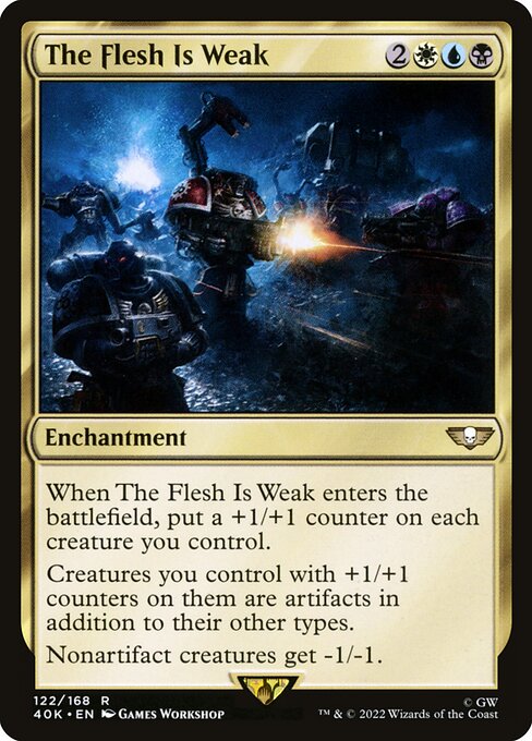 The Flesh Is Weak (122) [Warhammer 40,000 Commander]