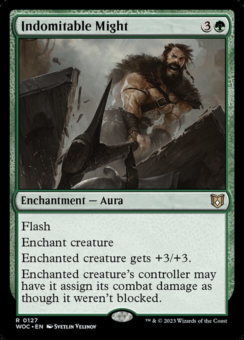 Indomitable Might (127) [Wilds of Eldraine Commander]