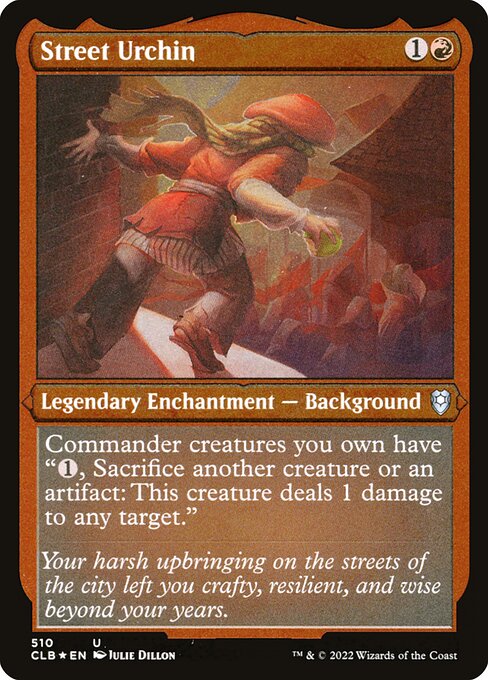 Street Urchin (510) [Commander Legends: Battle for Baldur's Gate]