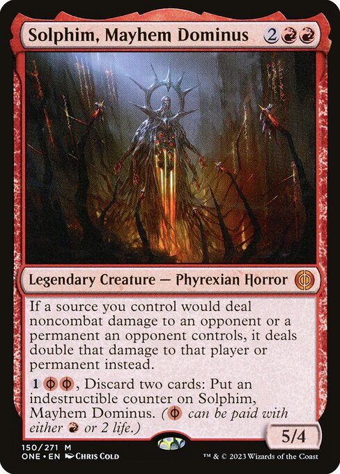 Solphim, Mayhem Dominus (150) [Phyrexia: All Will Be One]