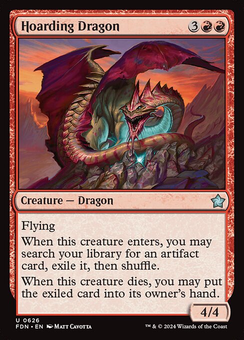 Hoarding Dragon (626) [Foundations]