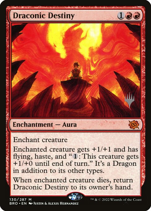 Draconic Destiny (130p) [The Brothers' War Promos]