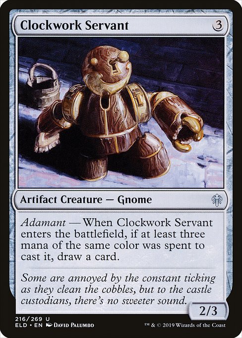Clockwork Servant (216) [Throne of Eldraine]