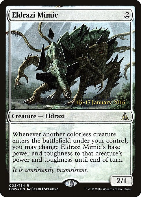 Eldrazi Mimic (2s) [Oath of the Gatewatch Promos]