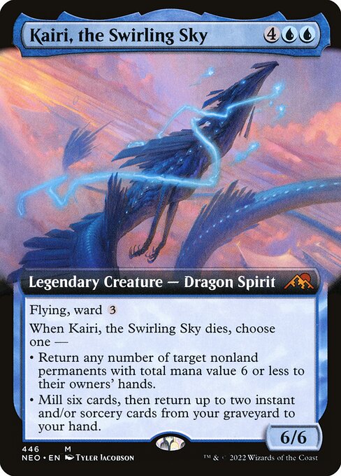 Kairi, the Swirling Sky (446) [Kamigawa: Neon Dynasty] [Extended Art]