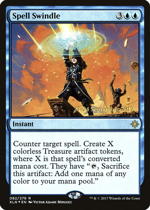 Spell Swindle (82s) [Ixalan Promos]