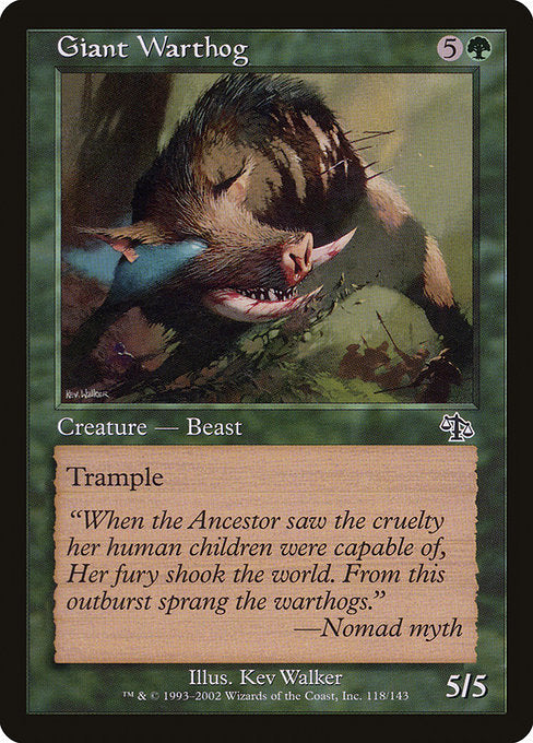 Giant Warthog (118) [Judgment]