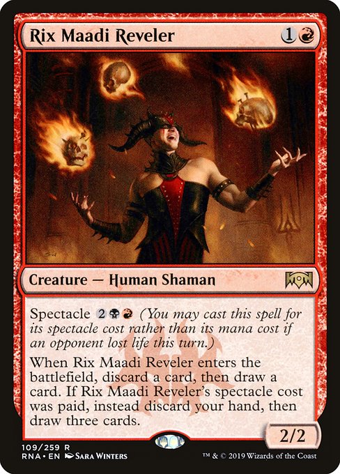 Rix Maadi Reveler (109) [Ravnica Allegiance]