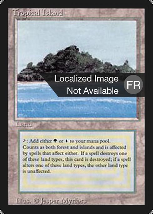Tropical Island (288) [Foreign Black Border]