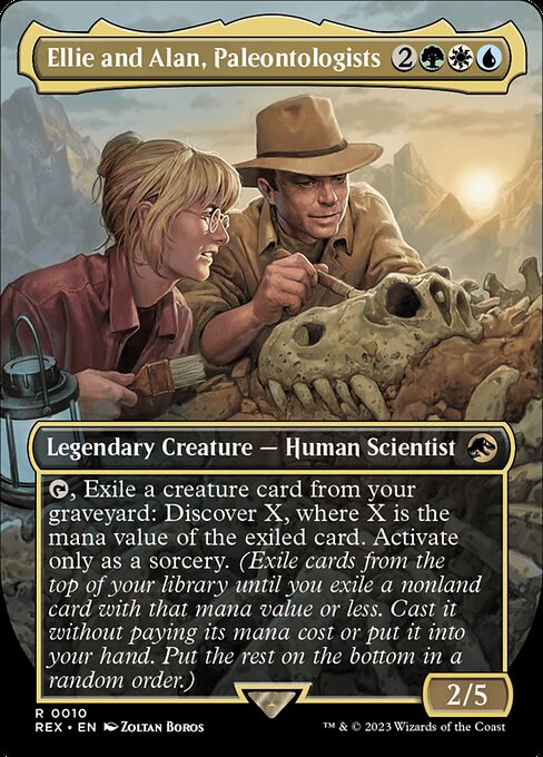Ellie and Alan, Paleontologists (10) [Jurassic World Collection] [Borderless]