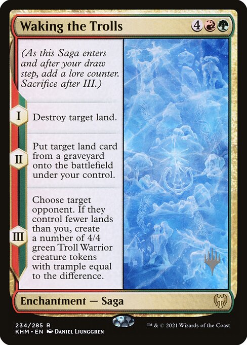Waking the Trolls (234p) [Kaldheim Promos]